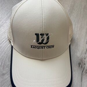 Kith Cream and Black Racquet Crew Hat